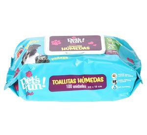Toalla húmeda mascota 100 unidades