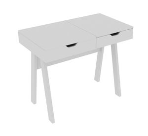 Tocador escritorio PE blanco 1 cajón