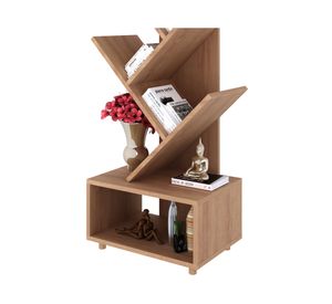 Estante librero Deco asimétrico 8 espacios Tecnomobili