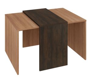Mesa de centro cruzada tabaco Tecnomobili