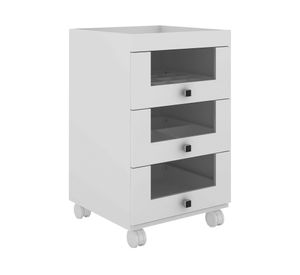 Carrito maquillaje organizador blanco Tecnomobili