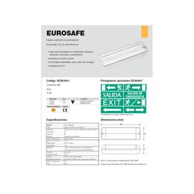 Luz de emergencia Eurosafe 3W Kolff