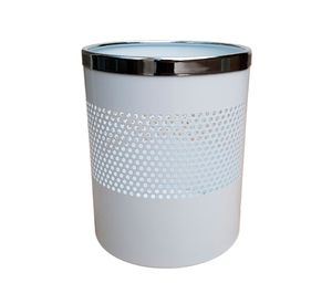 Basurero metálico blanco 3 litros Form Office