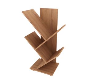 Estante librero Deco asimétrico bajo 3 espacios Tecnomobili