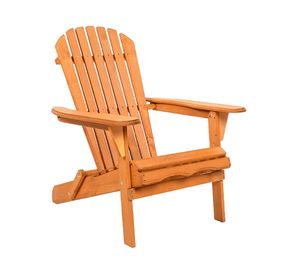 Silla terraza plegable Muskoka madera natural