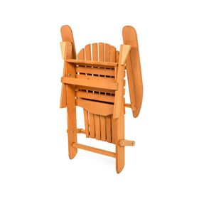 Silla terraza plegable Muskoka madera natural