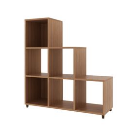 Repisa 6 espacios 9 repisas café/almendra Tecnomobili