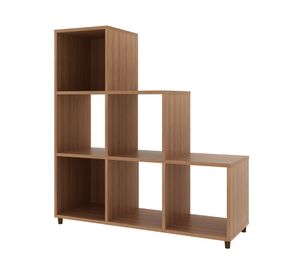 Repisa 6 espacios 9 repisas café/almendra Tecnomobili