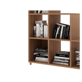 Repisa 6 espacios 9 repisas café/almendra Tecnomobili