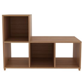 Repisa 4 espacios 6 repisas café/almendra Tecnomobili