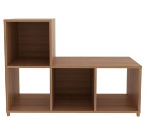 Repisa 4 espacios 6 repisas café/almendra Tecnomobili