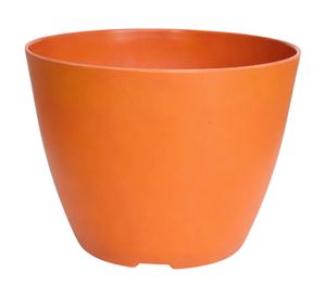 Set 4 maceteros Bio Bamboo Actual terracota 18x24 cm