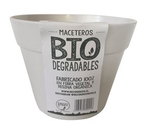 Macetero blanco 2 unidades