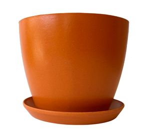 Macetero + plato terracota