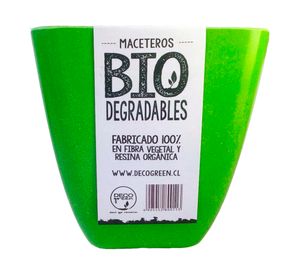 Set 7 maceteros Bio Cuadrado blanco/verde 12.4x13.3x13.3 cm