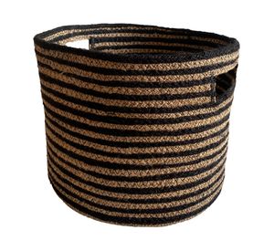 Cesto M Calcuta natural/negro Decogreen