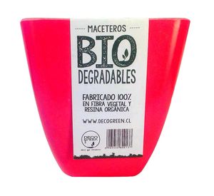 Set 7 maceteros Bio Cuadrado coral 12.4x13.3x13.3 cm