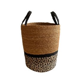 Cesto M Bengala natural/negro Decogreen