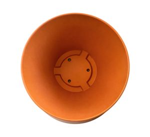 Set 2 maceteros Bio Bamboo Actual terracota 18x24 cm