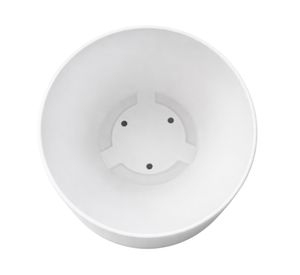 Macetero 18x25x25 cm Bio Bamboo Actual Blanco Decogreen