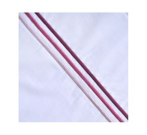 Juego de sábanas 1.5 plazas 144 hilos Line rosado