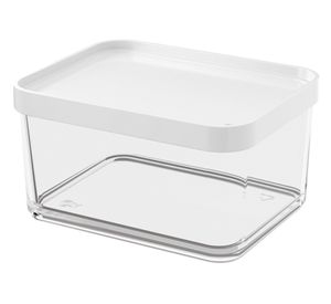 Pote hermètico 1 lt Clear blanco