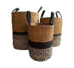 Canastos S 34x22x22 cm Bengala surtido Decogreen