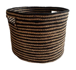 Cesto L Calcuta natural /negro Decogreen