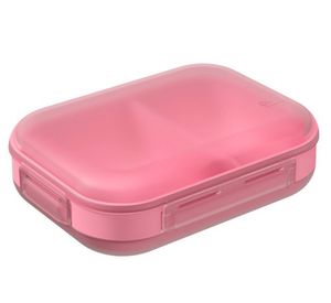 Lonchera hermético plástico Nutri rosa