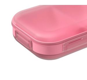 Lonchera hermético plástico Nutri rosa