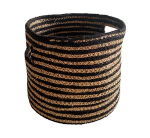Cesto Calcuta natural/negro Decogreen