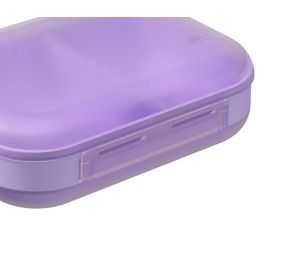 Lonchera hermético plástico Nutri lavanda