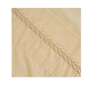 Juego de sábanas 2 plazas 180 hilos Ramas amarillo