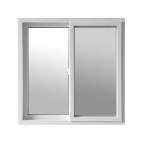 Ventana Pvc 120x120 cm Termopanel con gas Argón 2 hojas correderas blanco