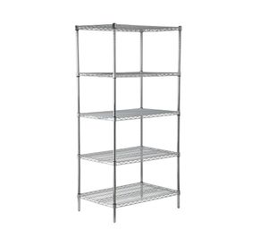 Estante 5 repisas OLYC243674-5 cromado