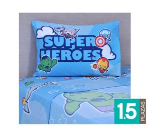 Juego de sábanas 1.5 plazas Kawaii diseños