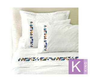 Sábanas king 200 Hilos Meridiano blanco
