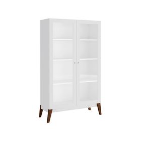 Vitrina 2 puertas Amber blanca