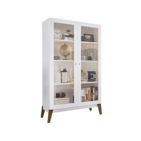 Vitrina 2 puertas Amber blanca