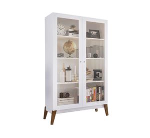 Vitrina 2 puertas Amber blanca