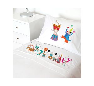 Juego de sábanas transición 200H Circo blanco