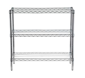 Estante 3 repisas OLYC143633-3 cromado