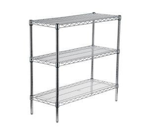 Estante 3 repisas OLYC143633-3 cromado