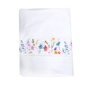 Juego de sábanas king 200 hilos Florencia blanco