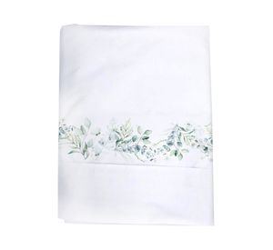 Juego de sábanas 1 plaza 200H Vert blanco