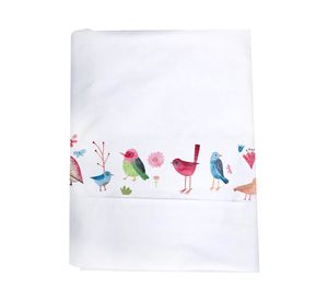 Juego de sábanas 1 plaza 200H Spring blanco