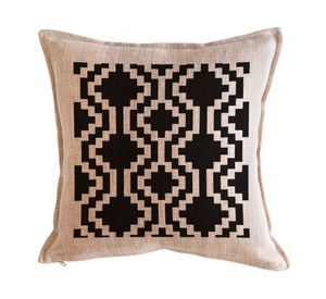 Cojín 45x45 cm Huella 1 arena