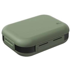 Lonchera hermético plástico Nutri verde smoke