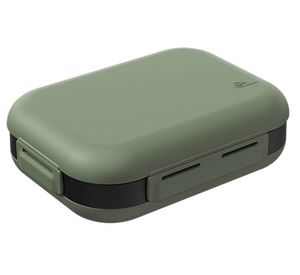 Lonchera hermético plástico Nutri verde smoke