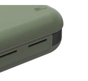 Lonchera hermético plástico Nutri verde smoke